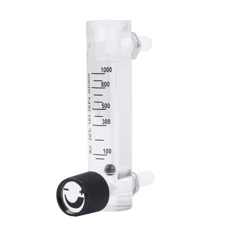 [Australia - AusPower] - CNBTR 100-1000ml/min Oxygen Air Gas Flowmeter with Control Valve for Oxygen Adjustable Gas Flowmeter with Copper Connector for Oxygen Air Gas Conectrator 
