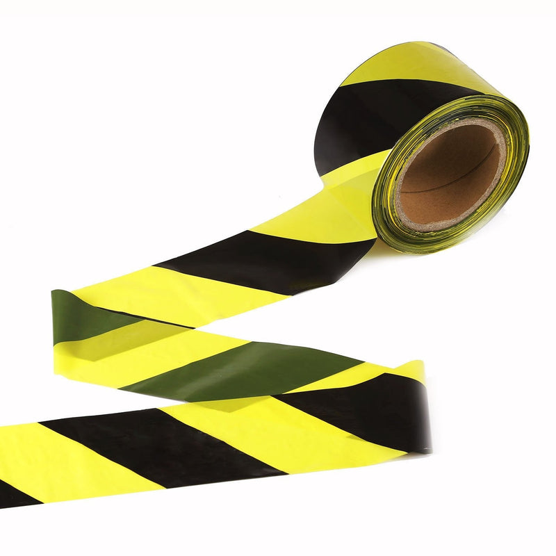 [Australia - AusPower] - Caution Tape Yellow and Black Striped Barricade Tape 2.8-Inch by 660-Feet Non-Adhesive Barrier Tape Caution Ribbon Construction Caution Tape Yellow/Black 