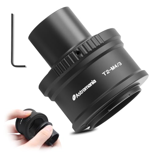 Astromania T T2 Mount Ring and T Adapter for Olympus Panasonic M4/3 Cameras Ring Set for Olympus M4/3