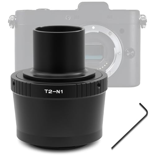 Astromania T T2 Lens Mount Camera Adapter Ring for Nikon 1 Series Cameras Ring Set for Nikon 1