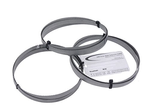 SMI Set of 3 Band Saw Blades Bi-Metal M42 Dimensions 1440 x 13 x 0.65 mm 8/12 ZpZ eg for Femi NG120XL, ABSNG120, 784 XL, 784, Berg & Schmid TBS 102, Alfra, Flott, Metallkraft Saw Band