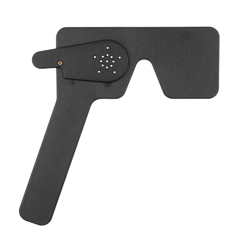 [Australia - AusPower] - Ophthalmic Eye Occluder with 14 Holes for Ophthalmologists, Orthoptists and Optometrists to Eye Exam Negro 