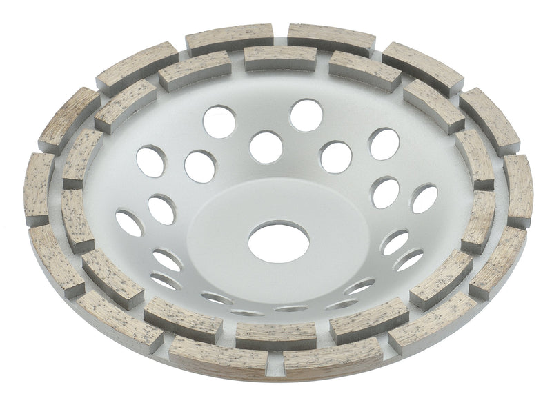 TRONGAARD Diamond Grinding Disc / Cup Wheel 180 mm / 22.23 mm / 30 mm Double Row