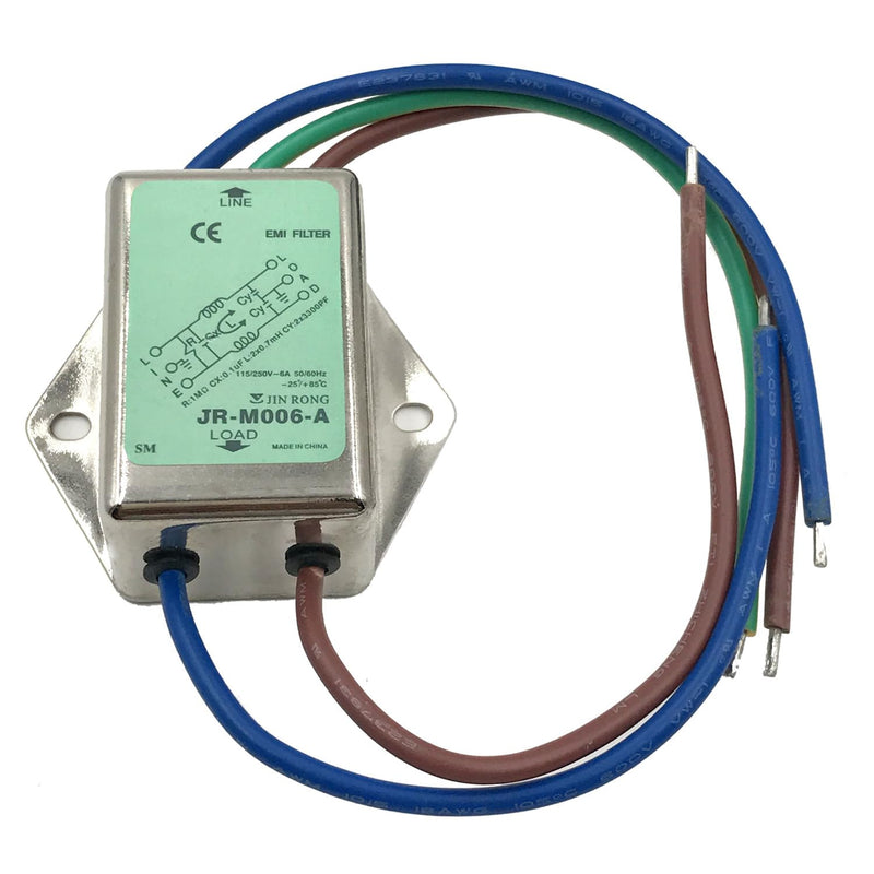 [Australia - AusPower] - Noise Suppressor Power EMI Filter Termianl Single-Phase Line-Conditioner JIN RONG AC 115/250V 10 Amp JRA0510-2 
