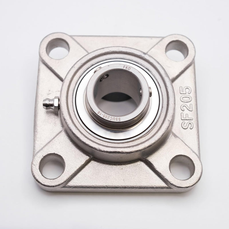 [Australia - AusPower] - SUCSF205-16 Stainless Steel 4 Bolt Flange Bearing 1" Bore SSUCF 205-16 (1") 