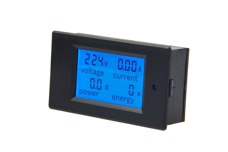 [Australia - AusPower] - AC Voltmeter Ammeter Digital Multimeter Voltage Ampere Meter Panel AC 80V-260V 110v 220v 20A Electrical Volt Current Power Energy Monitor Tester Gauge with LCD Display & Built-in Shunt 