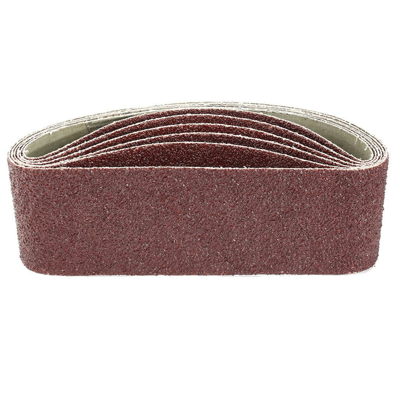 [Australia - AusPower] - uxcell 3-Inch x 21-Inch Aluminum Oxide Sanding Belt 36 Grits Sandpaper Lapped Joint for Belt Sander 6pcs 