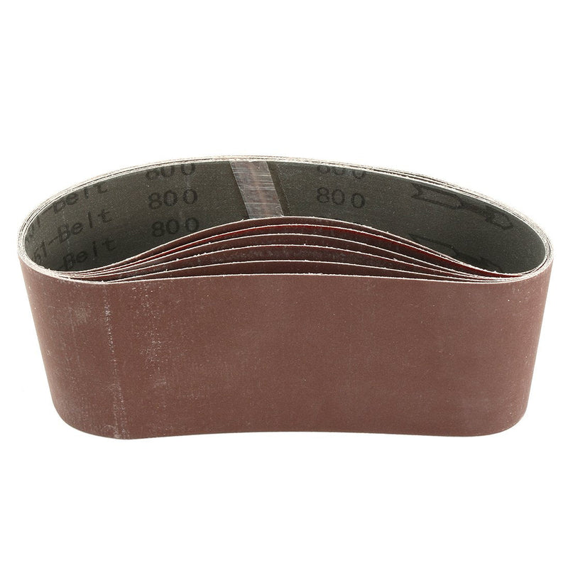 [Australia - AusPower] - uxcell 4-Inch x 24-Inch Aluminum Oxide Sanding Belt 800 Grits Sandpaper Flush Joint for Belt Sander 6pcs 