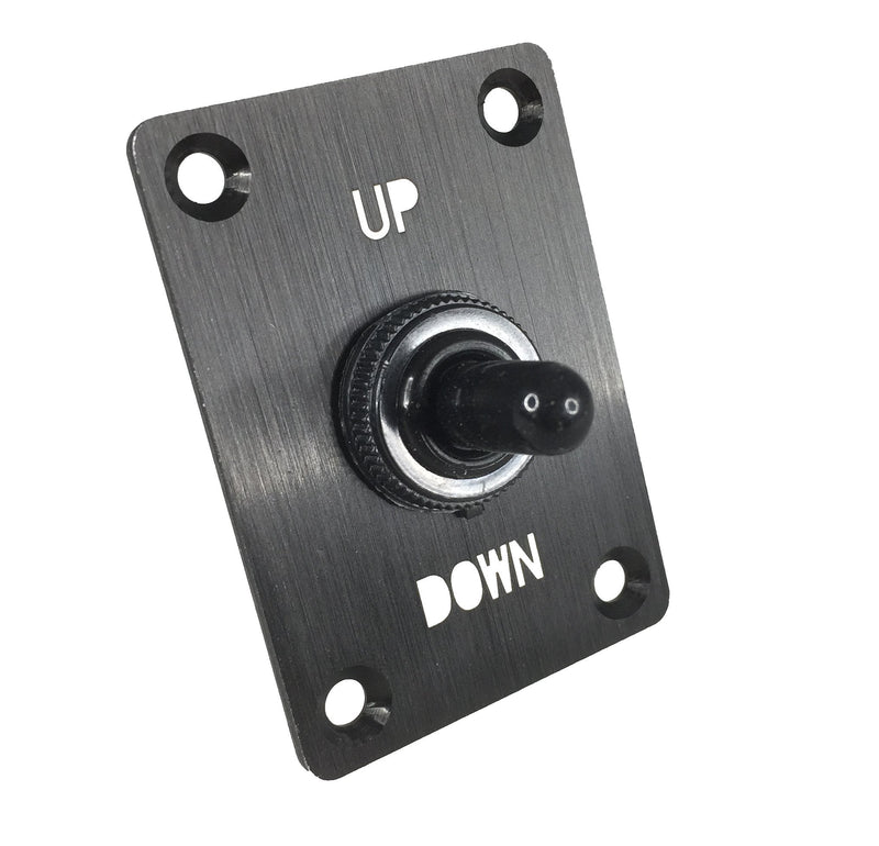 Pactrade Marine Boat Trim Tab Momentary Toggle Up Down Switches Panel 3-Position Momentary.-Off-Momentary 3 Pin Control and Waterproof Cap DC12V for RV Boat Caravan Boat