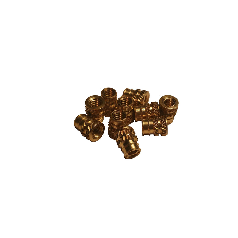 [Australia - AusPower] - [initeq] Qty 50 M4-0.7 Threaded Heat Set Inserts for 3D Printing (Long) 