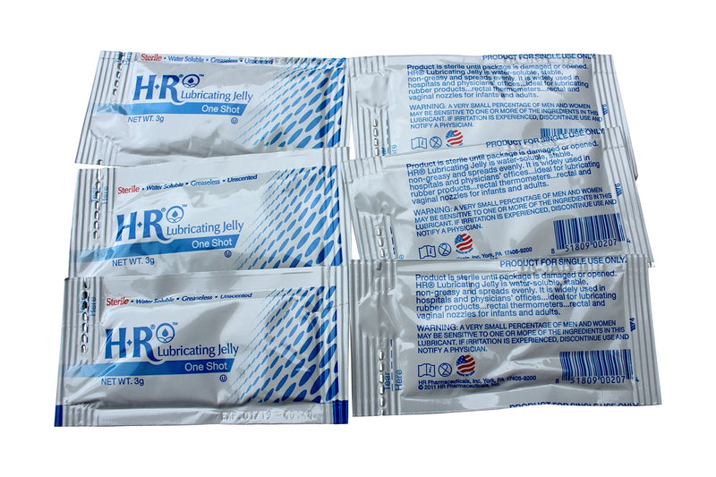 [Australia - AusPower] - eMedical Kits One Shot 3 Gram Lubricating Jelly Packets, 144 Packets per box, Sterile 