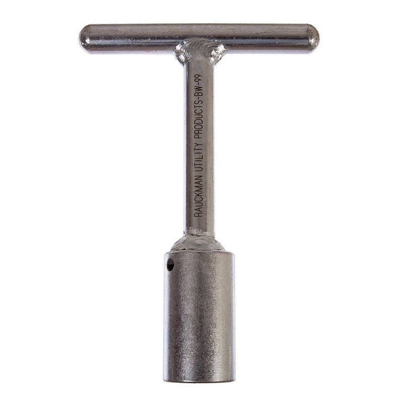 All Steel Penta Wrench, T-Handle - Heavy Duty Lineman Wrench - Non-insulated For Use on Pad-Mounted Transformers and Secondary Pedestals.