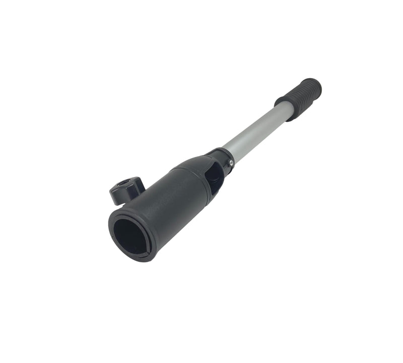 [Australia - AusPower] - Pactrade Marine Boat Tiller Handle Extension Ergonomic Grip Anodized Aluminum Tubing Suitable for Outboard and Hand-Operated Universal Trolling Motor (Fixed Length 17.5") Fixed Length 17.5" 