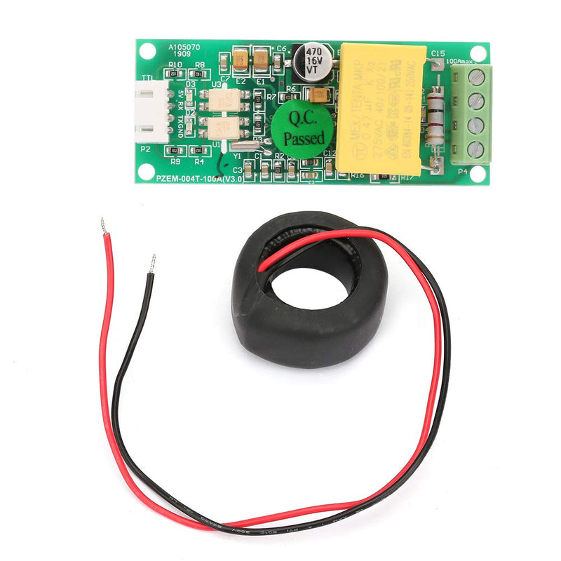 [Australia - AusPower] - PZEM-004T Current Voltage Power Energy Multimeter Module AC 80-260V 100A with Current Transformer 
