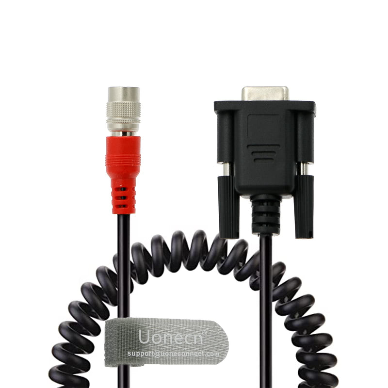 [Australia - AusPower] - Uonecn Data Collector Cable DB9 Female to Hirose 6 Pin Male Surveying TDS Carlson Spectra for Nikon 