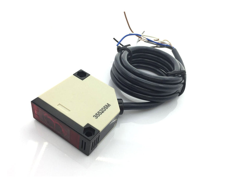 [Australia - AusPower] - YXQ E3JK-R4M2 DC 12-24V Retroreflective Photoelectric Beam Sensor Switch w/Reflector Panel Wall Mounted 