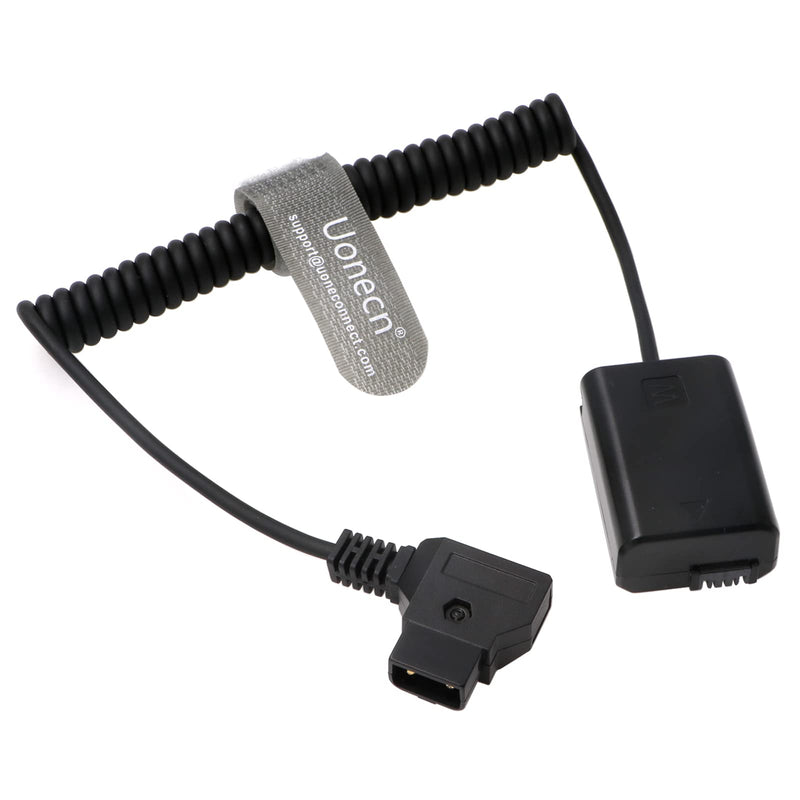 [Australia - AusPower] - Uonecn A7 Dummy Battery to D-tap Cable for Sony A7R A7S A7II A3000 A5000 A5100 A6000 A6300 A7SII Camera Dummy Battery A7 spring cable 