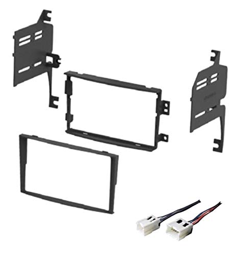 [Australia - AusPower] - ASC Audio Car Stereo Dash Install Kit and Wire Harness for Installing an Aftermarket Double Din Radio for 2006 2007 2008 Nissan 350Z 