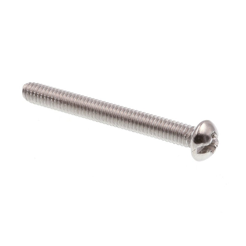 Prime-Line 9003797 Machine Screw, Round Head, Slotted/Phillips Combo, #8-32 X 1-1/2 in, Grade 18-8 Stainless Steel, Pack of 25 25 Pack