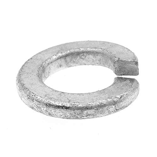 Prime-Line 9082288 Medium Split Lock Washers, 3/8 In., Hot Dip Galvanized Steel (100 Pack)