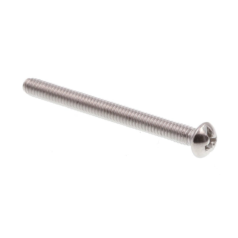 Prime-Line 9003835 Machine Screw, Round Head, Slotted/Phillips Combo, #8-32 X 1-3/4 in, Grade 18-8 Stainless Steel, Pack of 25