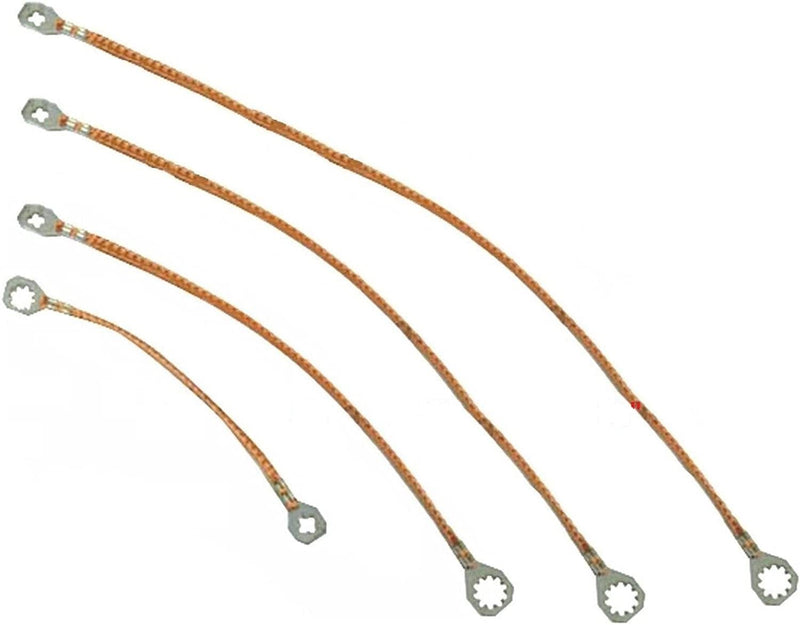 [Australia - AusPower] - (Multi Kit) Universal 8"+12"+18" Inch (20cm+30cm+45cm) Copper Ground/Bonding Straps. Made in USA 