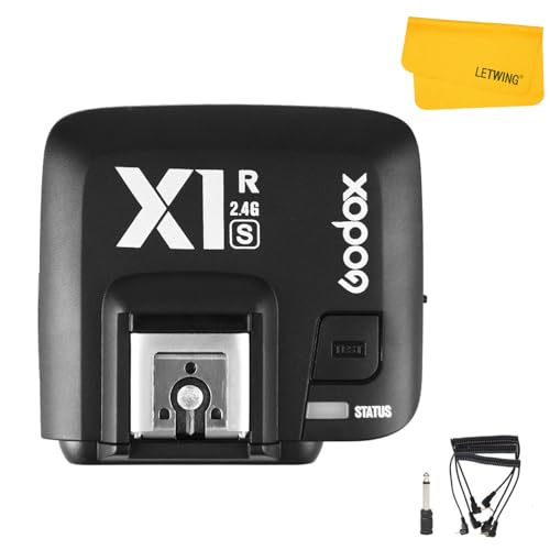 Godox X1R-S TTL Wireless Flash Trigger Receiver Compatible for Sony Cameras, 2.4G Wireless Flash Receiver, High Speed Sync 1/8000s, 5 Groups and 32 Channels(X1R-S Receiver Only)