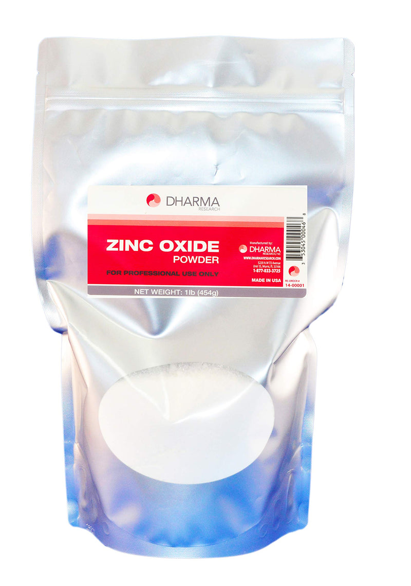 [Australia - AusPower] - Zinc Oxide Powder UPS, 1 lb Bag - Versatile for Skincare, Sunscreen, and Cosmetic Formulations 