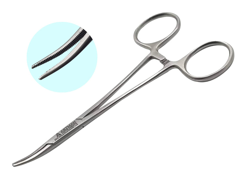 [Australia - AusPower] - Artery Forceps Curved 5 inches Mosquito Orthodontic Dental Surgical hemostat Precision Kelly Forceps Clamps by Wise LINKERS 