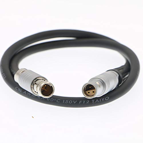 [Australia - AusPower] - Uonecn 3-Pin Male to 2-Pin Male 2-Pin Female Cable for ARRI Heden Cmotion Compact Remote Run Stop Record Cable 
