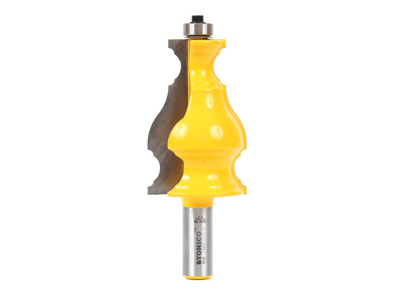 YONICO Picture Frame Molding Router Bit Large Elegant 1/2-Inch Shank 16192 2-17/32" Full Frame Molding Bit - 1/2" Shank