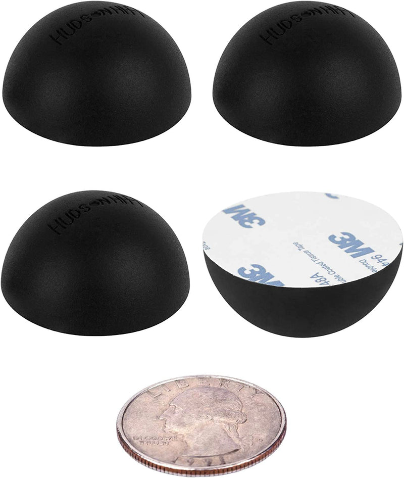 [Australia - AusPower] - 1.25" Platinum Silicone Speaker Isolation Pads - 4-Pack Non-Skid Speaker Pads with Adhesive, Speaker Isolation Feet for Record Player Isolation - Turntable Feet and Subwoofer Isolation Pad - 20 Duro 1.25" Hemisphere - 4 Pack 