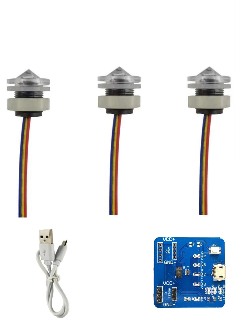 [Australia - AusPower] - Food Grade Optical Infrared Water Liquid Level Sensor 500mm Cable High Sensibility, Working with Liquid Level Controller(Pack of 3) 