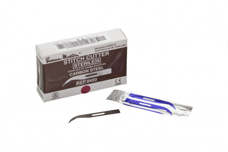 Swann Morton SMSC Disposable Stitch Cutter, Sterile (Pack of 100) Single