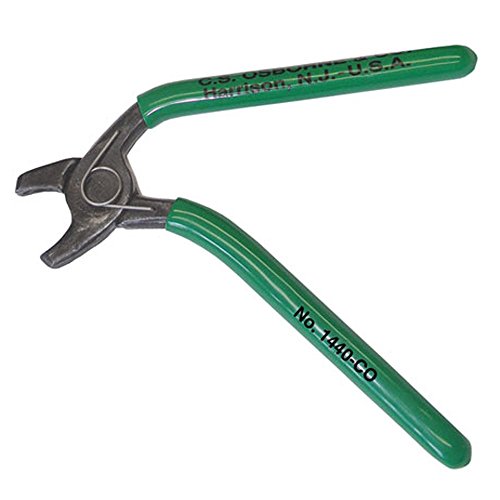 UJ Ramelson Co C.S. Osborne No. 1440-CO curved hog ring snap-ring pliers with open spring