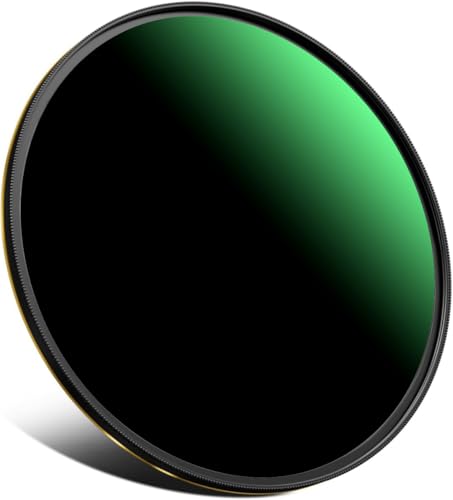 77mm ND 1000 Filter, 10 Stop Fixed Neutral Density Filter for Camera Lenses 77mm