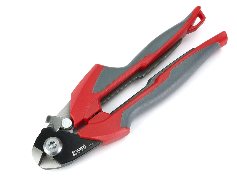 Ascend Tools 7 inch Wire Rope & Electrical Cable Cutter for Railing, Aircraft Seismic Structural Bicycle Cable | Induction Hardened Blades, No Frayed Cuts 7 inch Wire Rope Cutter