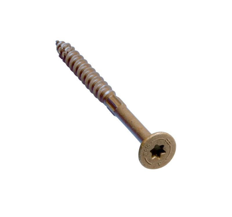 Simpson Strong-Tie SDWS16300QR75 Strong-Drive SDWS Framing Screws, 0.160 Inch x 3 Inch, Quik-Guard, Low Profile Head, Sawtooth Point, Tan (Pack of 75)
