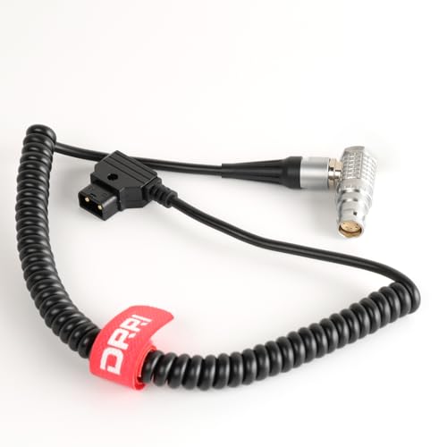 D-tap to FHJ.2B.308 Female Coiled Cable for Arri Alexa Mini Camera FHG 8P coiled cable