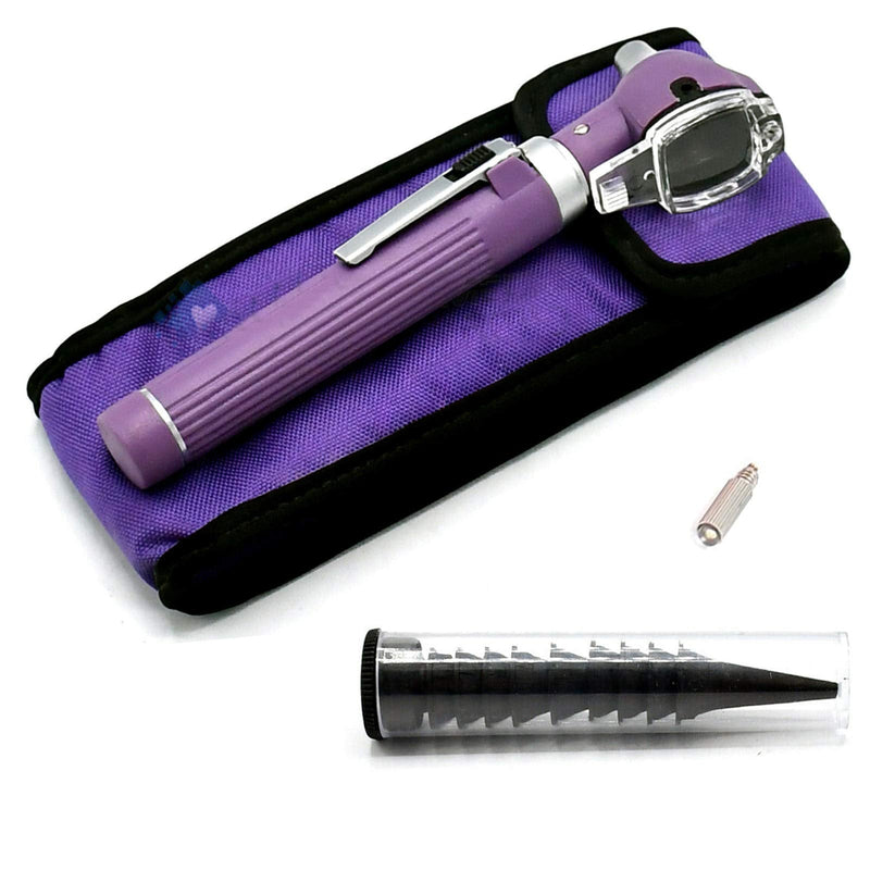 [Australia - AusPower] - OdontoMed2011® Mini Otoscope Fiber Optic Examination + Free Bulb (Purple) Purple 