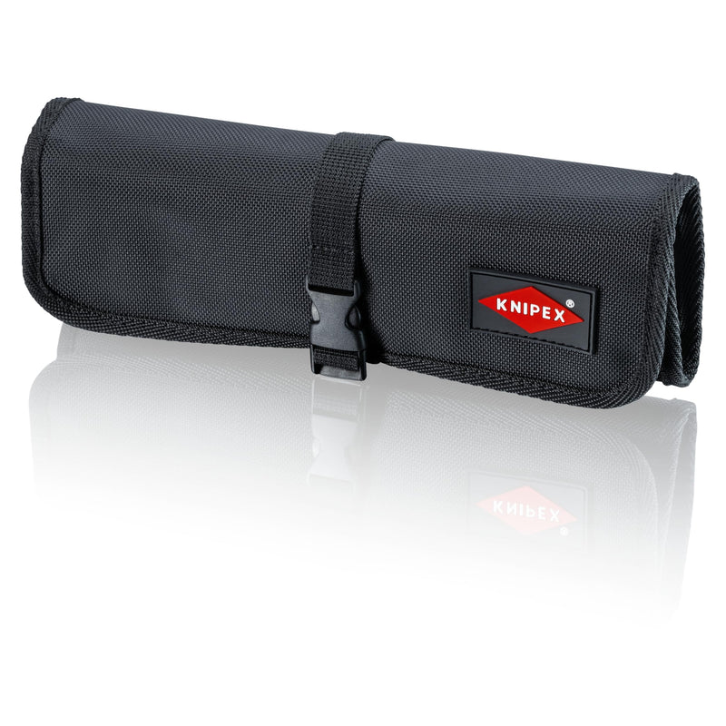 KNIPEX Tools 00 19 56 LE 4 Pocket Roll-up Tool Bag, Empty, 11"