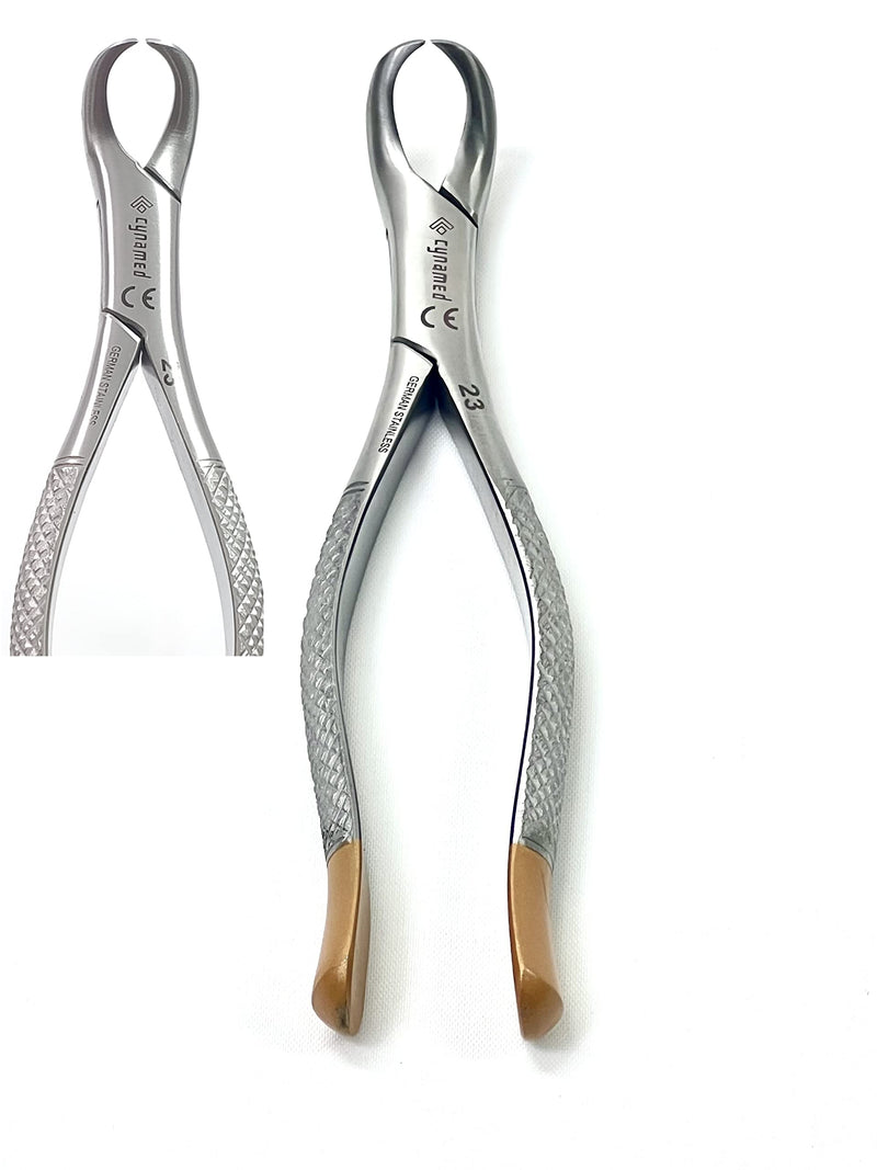 [Australia - AusPower] - HIGH QUALITY GERMAN DENTAL TOOTH EXTRACTION EXTRACTING FORCEPS 23 COW HORN LOWER MOLar 