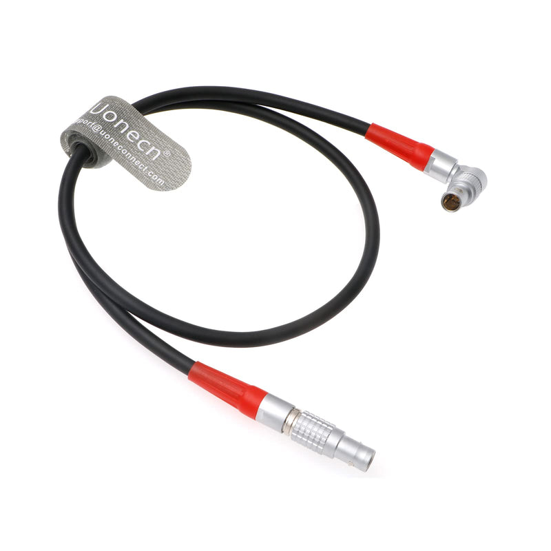 [Australia - AusPower] - Uonecn LBUS Cable ARRI Camera Lens Motor Line Rotate Right Angle 4-Pin Male to Straight 4-Pin Male Cable for ARRI LBUS FIZ MDR Focus CFORCE Lens Motor Cable 