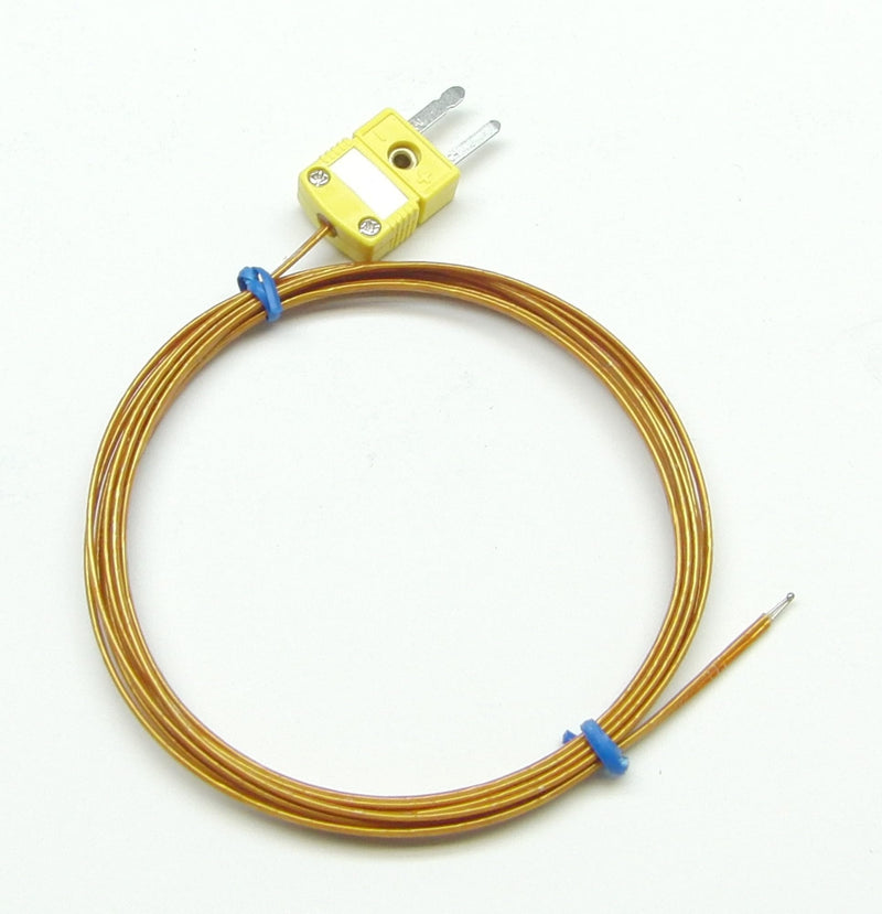 [Australia - AusPower] - K-Type thermocouple Probe with high Temperature Kapton Plastic Insulation - 752 deg F (400 deg C) (6 ft) 6 ft 
