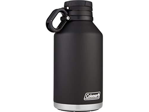 Coleman 64oz. Stainless Steel Insulated Growler, Black 64 Oz