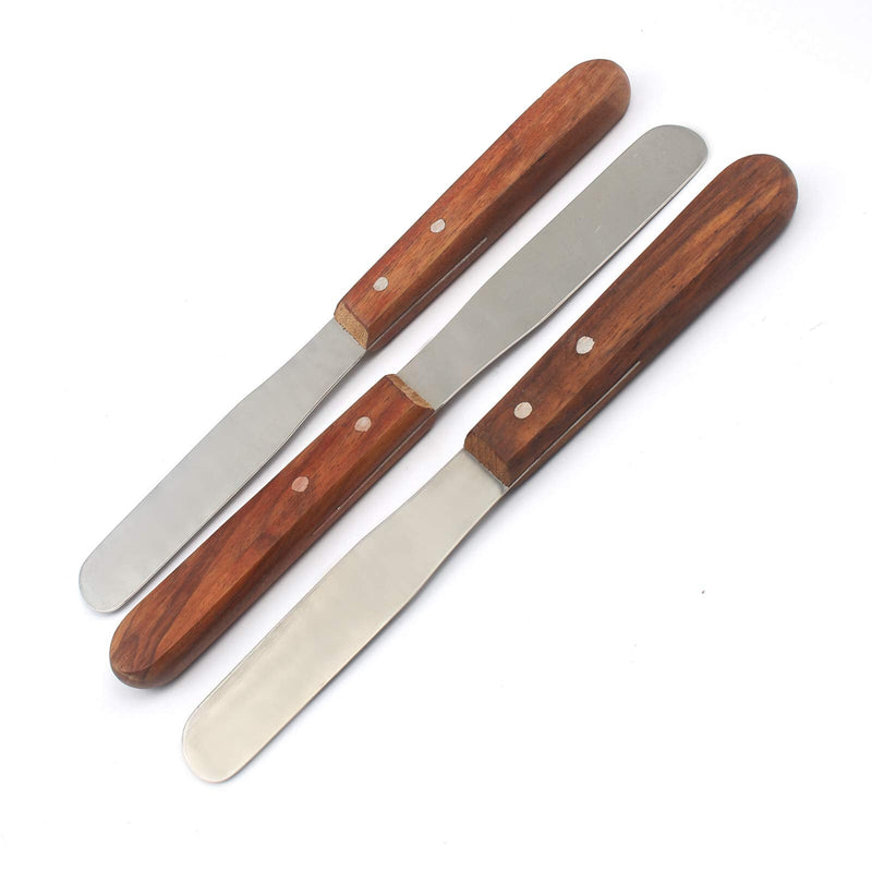 [Australia - AusPower] - OdontoMed2011 3× PLASTER SPATULA WAX CARVER DENTAL INSTRUMENT #8R ODM 