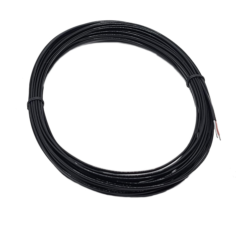 [Australia - AusPower] - J-Type Thermocouple Wire AWG 24 Solid Wire w. High Temperature PFA Plastic Insulation - 10 yd 