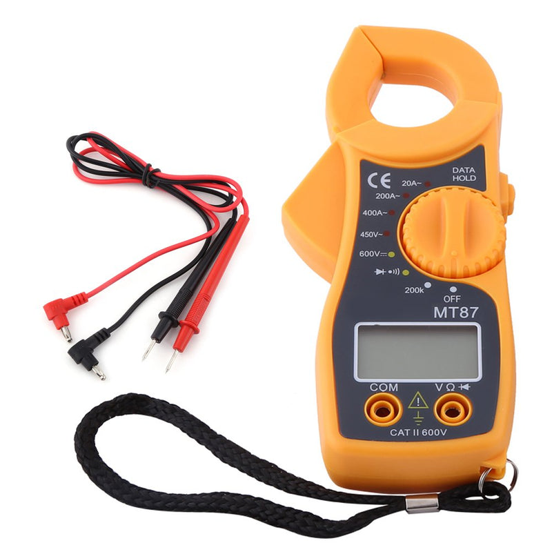 [Australia - AusPower] - Digital Clamp Multimeter, Digital Clamp Meter AC/DC Voltmeter with Voltage, AC Current, Amp, Volt, Ohm, Diode and Test Tester 