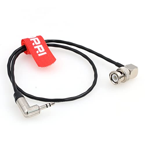 3.5mm TRS Jack Tentacle Sync to BNC Timecode Cable for Canon EOS C300/C500,Sony PDW-700/PMW-EX3/PMW-200/FX6 FX9,ARRI Amira