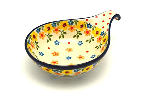 Polish Pottery Spoon/Ladle Rest - Buttercup 2225a